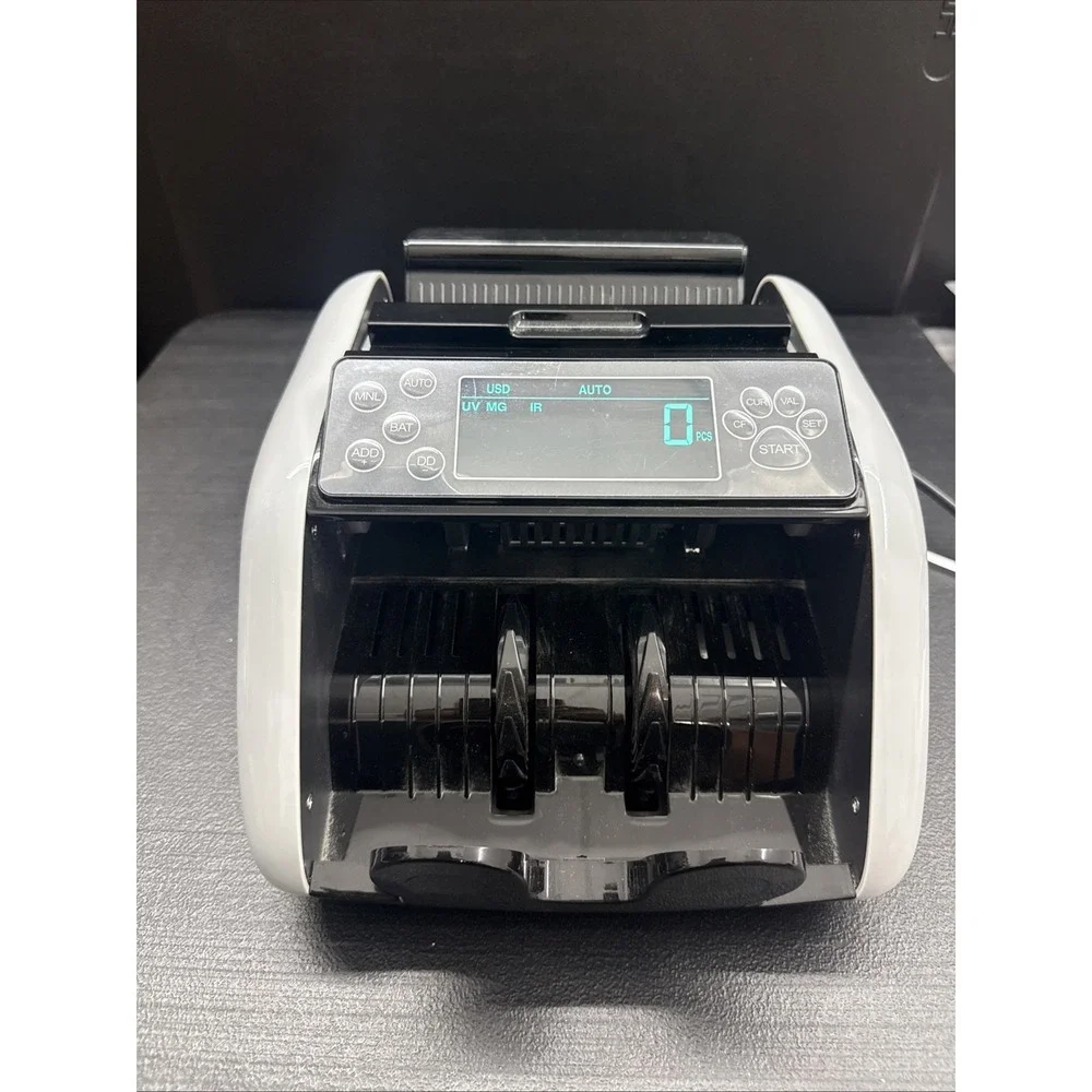 Money Counter Machine Bill Counter with UV MG IR DDCounterfeit Detection(SEE PIC